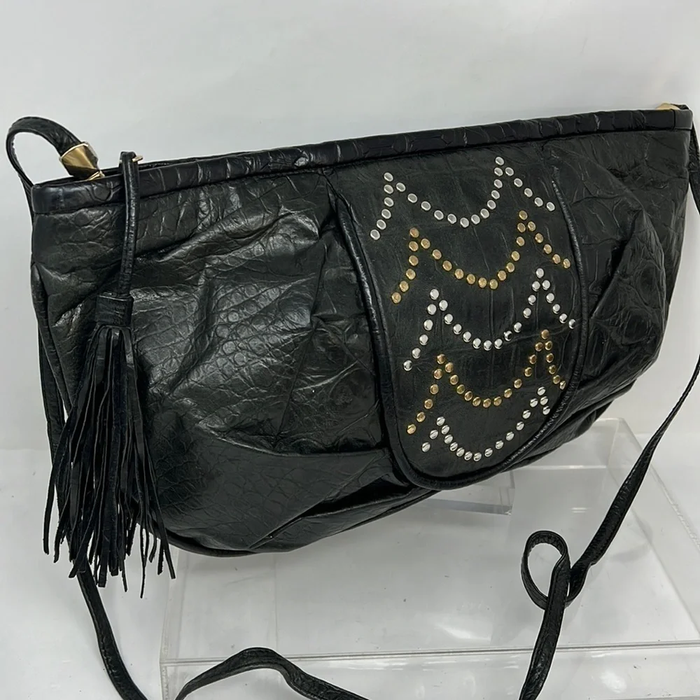 Meyers Large Dark Green Clutch Zip Top Shoulder Bag